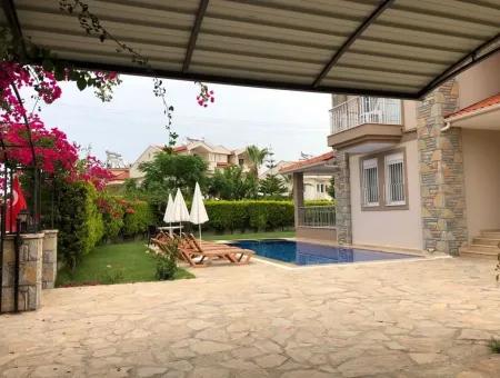 Dalyan'da Müstakil Yüzme Havuzlu Haftalık Kiralık Villa Ebru